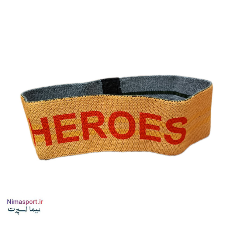 کش مینی لوپ پارچه ای هیروز زرد