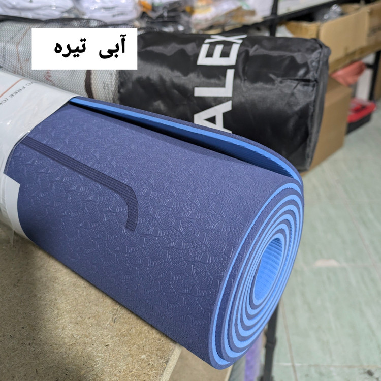 مت یوگا الکس TPE ضخامت 6 میل مدل لوتوس