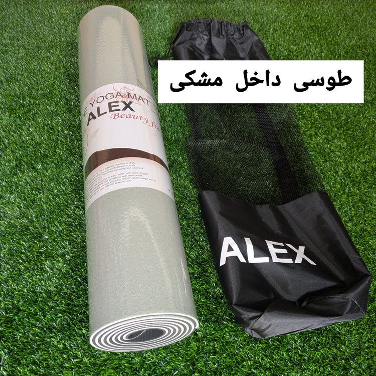 مت یوگا الکس TPE ضخامت 6 میل مدل لوتوس